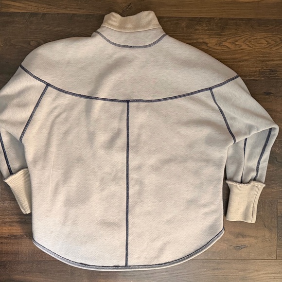 Reversible oversized pullover - Picture 5 of 8